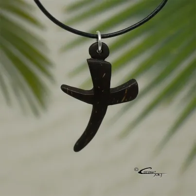 Kokosanhänger Cross