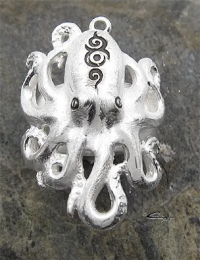 Ring 'Octopus Big' Icematt
